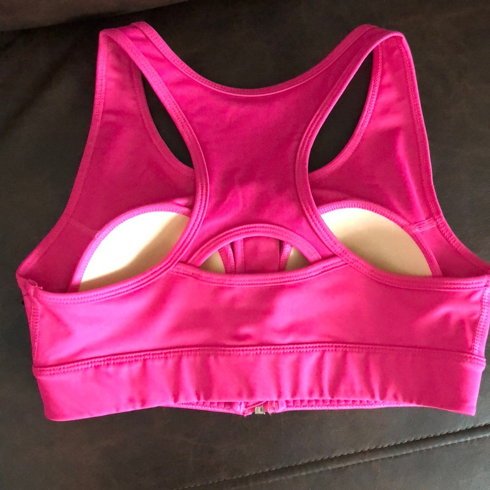 FILA SPORT® Zip Front Medium-Impact Sports Bra New - Picture 4 of 5